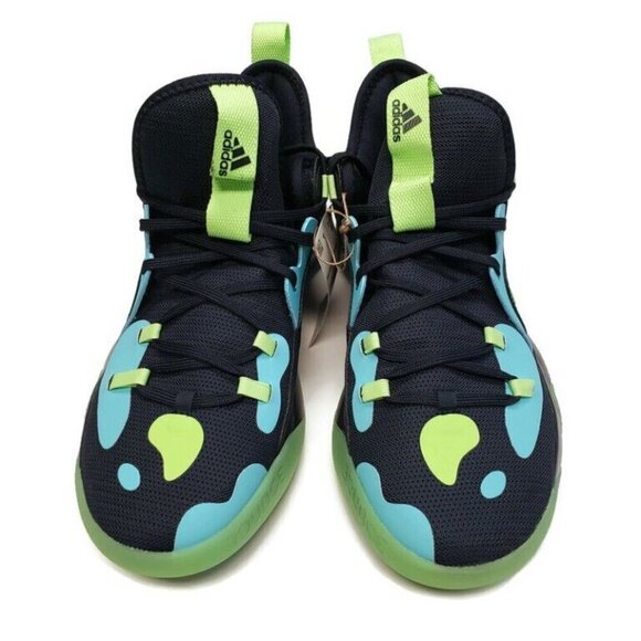 Adidas Harden Stepback 2 Basketball Shoes Mens Size 8 GZ2954 Green Pulse Aqua - Picture 4 of 7